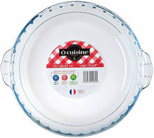 Cargar imagen en el visor de la galería, Ô cuisine - Molde Tarta pastelero, Redondo, vidrio, 22 cm