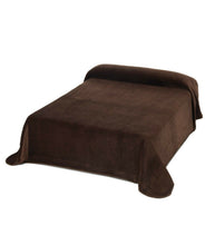 Cargar imagen en el visor de la galería, Manta lisa sofá cama nordico lavado mecánico ligera supercálida suave160x220 cm