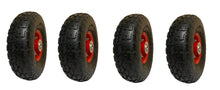 Cargar imagen en el visor de la galería, Rueda de Carretilla Inflable 136 kg 4.10/3.5-4 26cm Goma Nylon Ultra Resistente
