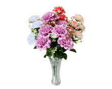 Cargar imagen en el visor de la galería, Ramo de Flores secas Artificiales Cementerio Mesa Decoración Boda hogar regalo