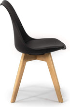 Cargar imagen en el visor de la galería, 4 x Sillas de comedor de plástico Eam de alta calidad, modernas, de lujo, nórdicas, para el hogar,