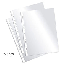 Cargar imagen en el visor de la galería, Carpetas fundas de plastico para hojas a4 50-100 unds 40 mircras transparentes