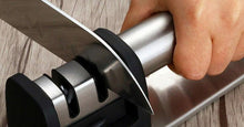 Cargar imagen en el visor de la galería, Afilador de cuchillos profesional lata y negro manual