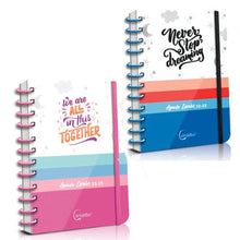 Cargar imagen en el visor de la galería, Agenda escolar paginas diarias diario dia A5 tapa dura 2022 2023 con pegatinas