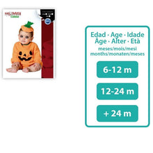 Cargar imagen en el visor de la galería, Disfraz Calabaza Naranja Bebé Unisex Varias Talla Halloween Carnaval Teatro