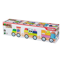 Cargar imagen en el visor de la galería, WOOMAX-TREN MADERA PREESCOLAR ZOO +18M