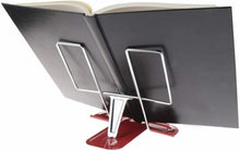 Cargar imagen en el visor de la galería, Atril de Escritorio Metálico de 3 Inclinaciones, Portátil, Rojo - 16 x 16.3 x 17