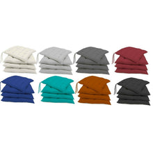 Cargar imagen en el visor de la galería, Cojin Acolchados Algoton y Poliester Para Sillas de 40 x 40 cm Para Silla de Jardín, Comedor, Cocina