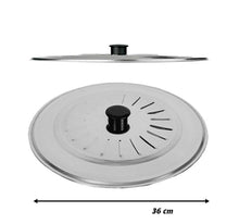 Cargar imagen en el visor de la galería, Tapadera Adaptable Tapa para Olla de Acero Inoxidable Sarten Cacerola Cocina