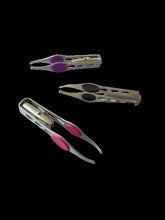 Cargar imagen en el visor de la galería, Pinzas de depilación depilar de cejas con luz LED incorporada, pinzas alumbrante