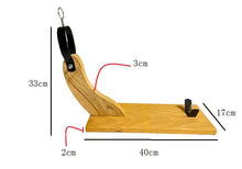 Cargar imagen en el visor de la galería, Soporte Jamonero + cuchillo Cortar Pata y Paleta de Jamon Serrano e Iberico