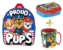 Cargar imagen en el visor de la galería, Patrulla canina - Lote mochila, sandwichera fiambrera, taza la vuelta al cole