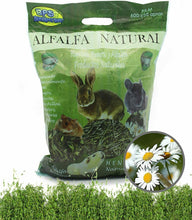 Cargar imagen en el visor de la galería, Heno Alfalfa Natural Hierba Fresca para Mascota Pequeñas/Heno Alfalfa+Manzanilla