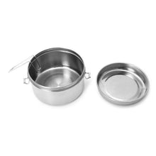 Cargar imagen en el visor de la galería, Fiambrera Redonda Con Tapa Quttin Acero Inoxidable (ø 17 Cm)