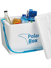 Cargar imagen en el visor de la galería, Nevera Portatil Corcho de Poliespan Con Cuerda o Asa plástica, para salidas al campo, a la playa, a fiestas o al trabajo Acampada y senderismo