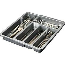 Cargar imagen en el visor de la galería, Cubertero plastico extensible colores, de 24.5 cm a 39 cm, almacenaje