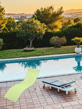 Cargar imagen en el visor de la galería, 2 Tumbonas Plegables Forma S Ergonómica Marco Aluminio Texteline Piscina Jardín