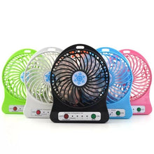 Cargar imagen en el visor de la galería, Mini ventilador recargable portatil de ordenador USB recargable enfriador