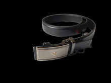 Cargar imagen en el visor de la galería, Cinturon Hombre Cuero Negro Jeans Reversible Piel clasico inspirado en EA