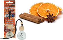 Cargar imagen en el visor de la galería, Ambientador Coche difusor Colgador Botella 10 ml de líquido, tapón de Madera