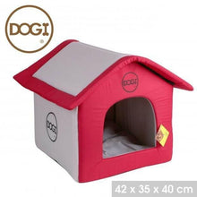 Cargar imagen en el visor de la galería, Casa para Perro Gato Mascota con Cojin, y Cremallera Desmodable 42x35x40 cm