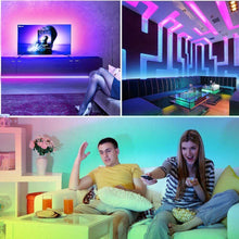 Cargar imagen en el visor de la galería, Tiras LED 12M 5050 SMD RGB LEDs con Control Remoto y Bluetooth de 44 Botones