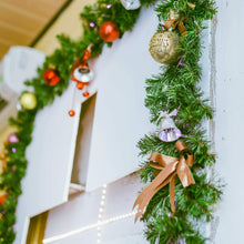 Cargar imagen en el visor de la galería, Guirnalda de Navidad simple Decoración Árbol Artificial Chimeneas Escaleras 2 M