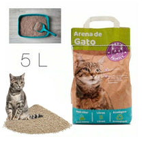 Cargar imagen en el visor de la galería, Arena para Gatos Aglomerante 5L arenero absorbente controla propagacion bacteria