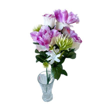 Cargar imagen en el visor de la galería, Ramo de Flores secas Artificiales Cementerio Mesa Decoración Boda hogar regalo