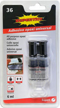 Cargar imagen en el visor de la galería, Supertite 35 y 36, Jeringa, multicolor, adhesivo epoxi universal pegamento cola