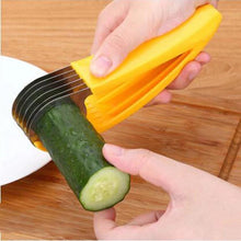 Cargar imagen en el visor de la galería, CORTADOR DE PLATANO BANANA CORTA PLATANOS FRUTAS KIWI PEPINOS SALCHICHA VERDURAS
