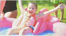 Cargar imagen en el visor de la galería, Jilong - PISCINA Hinchable FLAMENCO CON JUEGO Centros de Actividades para Infantil Niños bebés 240x150x95 cm