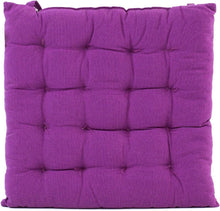 Cargar imagen en el visor de la galería, Cojín Acolchado para Silla en Algodón y Poliéster 37 x 37 cm - Decoración Hogar - Ideal para Sillas