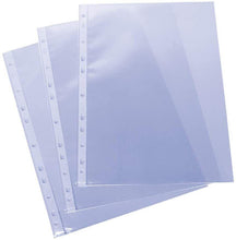 Cargar imagen en el visor de la galería, Carpetas fundas de plastico para hojas a4 50-100 unds 40 mircras transparentes