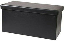 Cargar imagen en el visor de la galería, Baúl Puff Taburete Almacenaje Plegable Caja Asiento Banco de Almacenamiento