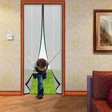 Cargar imagen en el visor de la galería, Cortina Mosquitera Para Puertas con cierre malla magnético Automático aire fresc