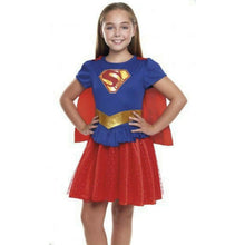 Cargar imagen en el visor de la galería, Disfraz Heroína Super Girl Superhéroe Niña Infantil para Carnaval Fiesta
