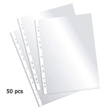 Cargar imagen en el visor de la galería, Carpetas fundas de plastico para hojas a4 50-100 unds 40 mircras transparentes