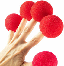 Cargar imagen en el visor de la galería, 10 Narices de payaso espuma Nariz falsa en rojo para disfraces carnaval fiestas