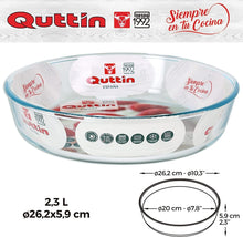 Cargar imagen en el visor de la galería, Molde Tarta Fuente Vidrio Reposteria Pan Panaderia Pastel Cocina Varias Medidas