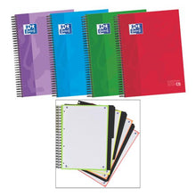 Cargar imagen en el visor de la galería, Cuaderno libreta OXFORD CLASSIC EUROPEANBOOK 4 CON SEPARADORES a4 5x5 120 hojas