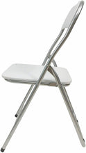 Cargar imagen en el visor de la galería, SILLA PLEGABLE ACOLCHADA COLOR BLANCO
