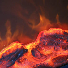 Cargar imagen en el visor de la galería, Chimenea artificial con luz led para decoración hogar casa interior navidad