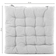 Cargar imagen en el visor de la galería, Cojin Acolchados Algoton y Poliester Para Sillas de 40 x 40 cm Para Silla de Jardín, Comedor, Cocina