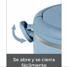 Cargar imagen en el visor de la galería, Set de 2 fiambreras termo apilable térmica para transportar alimentos