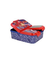 Cargar imagen en el visor de la galería, Sandwichera múltiple con 3 compartimentos plástico para almuerzo fiambrera desayuno infantil colegio