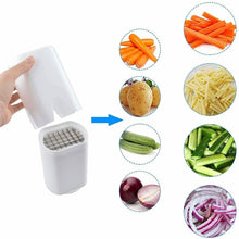 Cargar imagen en el visor de la galería, CORTADOR DE PATATAS CON CUCHILLAS ACERO INOXIDABLE CORTA PATATAS CALIDAD