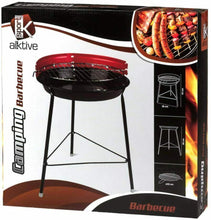 Cargar imagen en el visor de la galería, Barbacoa redonda de pie con diámetro de 33 cm (52733)
