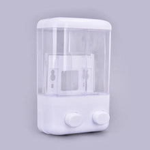 Cargar imagen en el visor de la galería, Dispensador Jabón Doble de manos Para Baño 2 En 1 Liquido Shampoo autoadhesivo