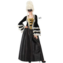 Cargar imagen en el visor de la galería, Disfraz Cortesana Nagro Mujer Adulto para Carnaval Fiesta Teatro